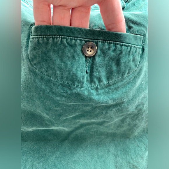 Vintage 80s GAP green shorts waist 36 - Picture 2 of 8